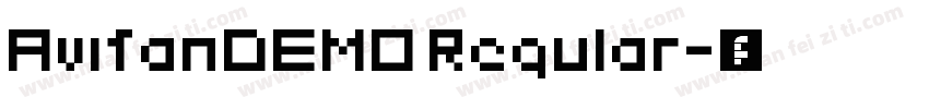 AvifanDEMO Regular字体转换
